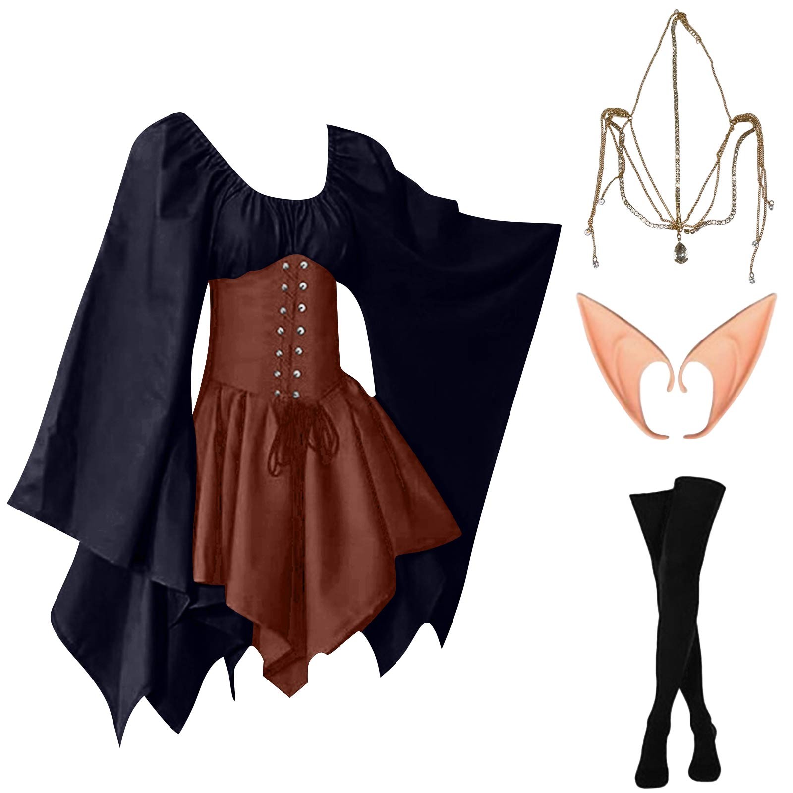 Halloween Cosplay Palace Victo – обзор и цена Elf Costume Christmas