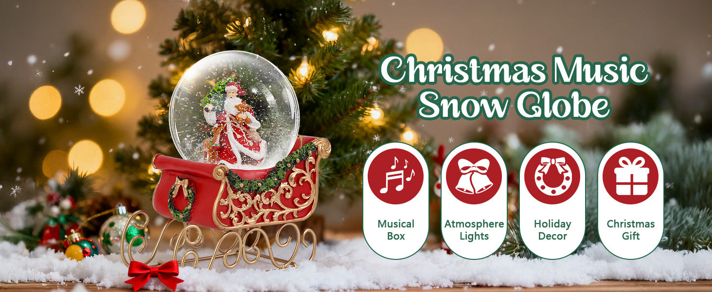 Christmas Snow Globe with Musi – обзор и цена Snow Globe Musical