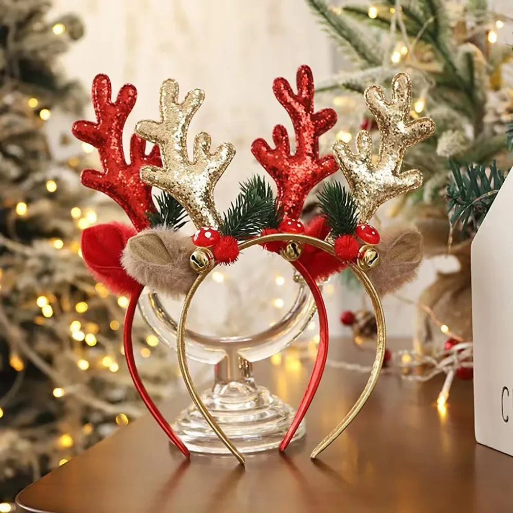 Christmas Glitter Deer Antlers – обзор и цена Reindeer Antlers Headband