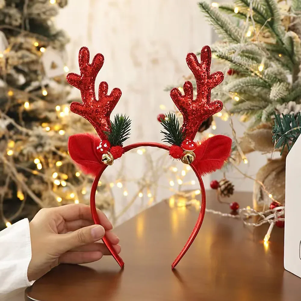 Christmas Glitter Deer Antlers – обзор и цена Reindeer Antlers Headband