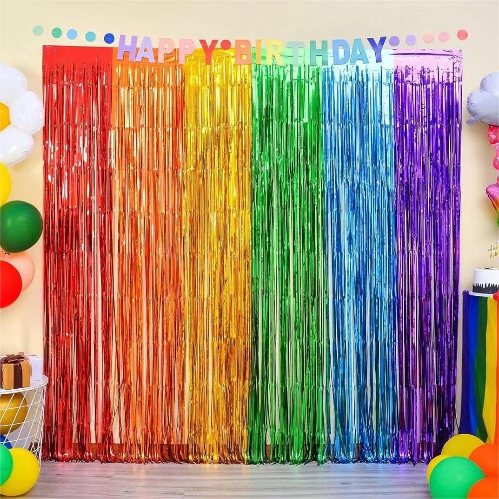 Party Backdrop Fringe Tinsel C – обзор и цена Tinsel Garland Decoration