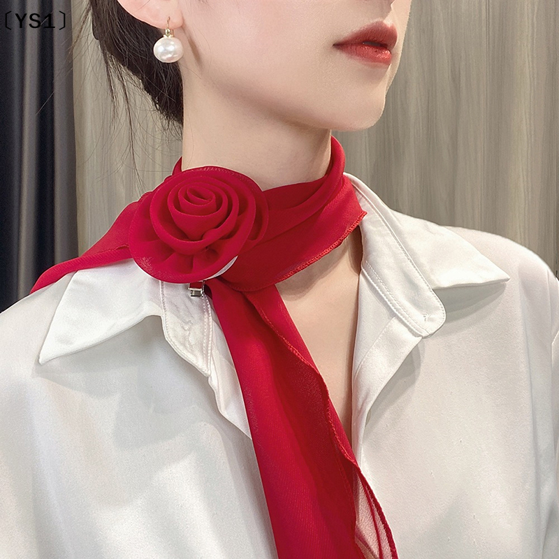〔YS1〕Fashion Rose Flower Silk  – обзор и цена Ribbon Bow Gift