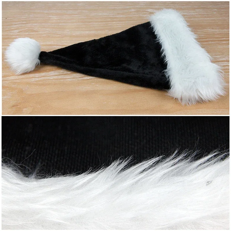 Unisex Xmas Black Plush Christ – обзор и цена Santa Hat Plush
