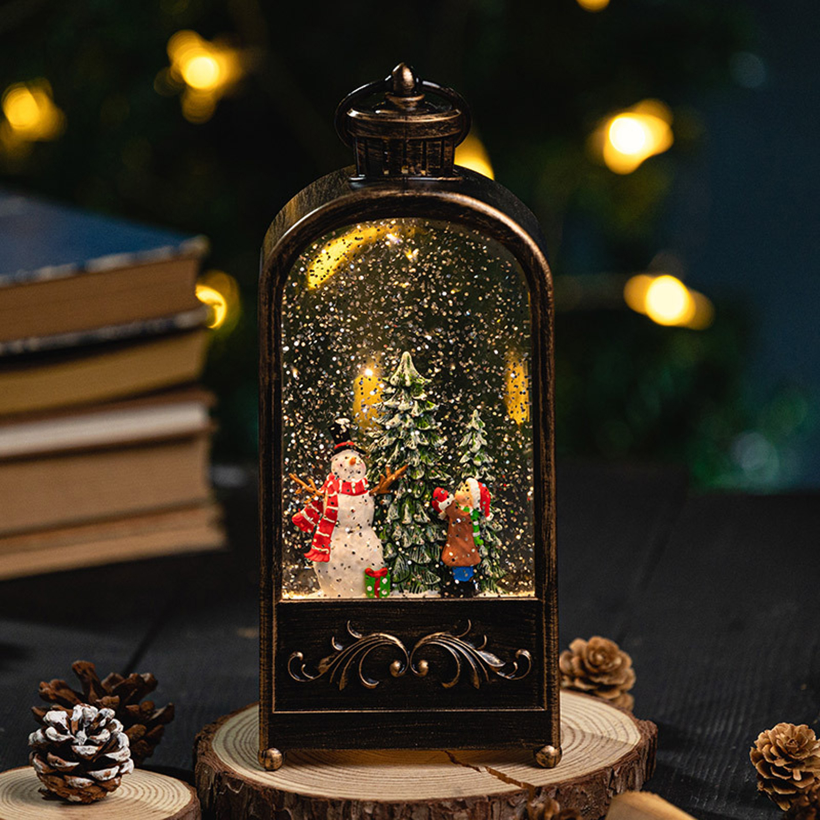 Christmas Decorations Wind Lan – обзор и цена Snow Globe Musical