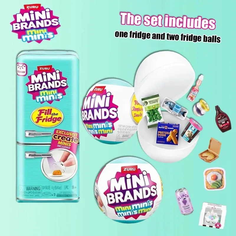ZURU Mini refrigerator set min – обзор и цена Ornament Ball Set