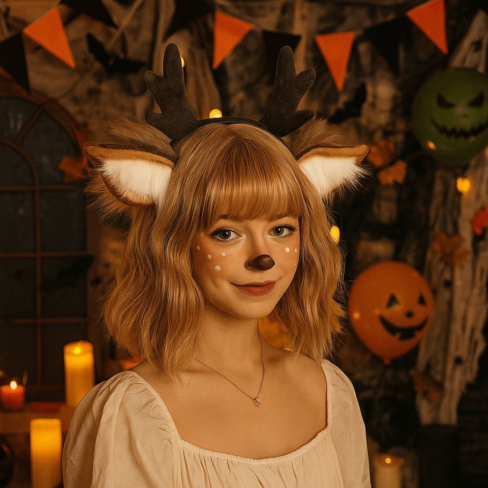 Unisex Deer Ears Reindeer Antl – обзор и цена Reindeer Antlers Headband