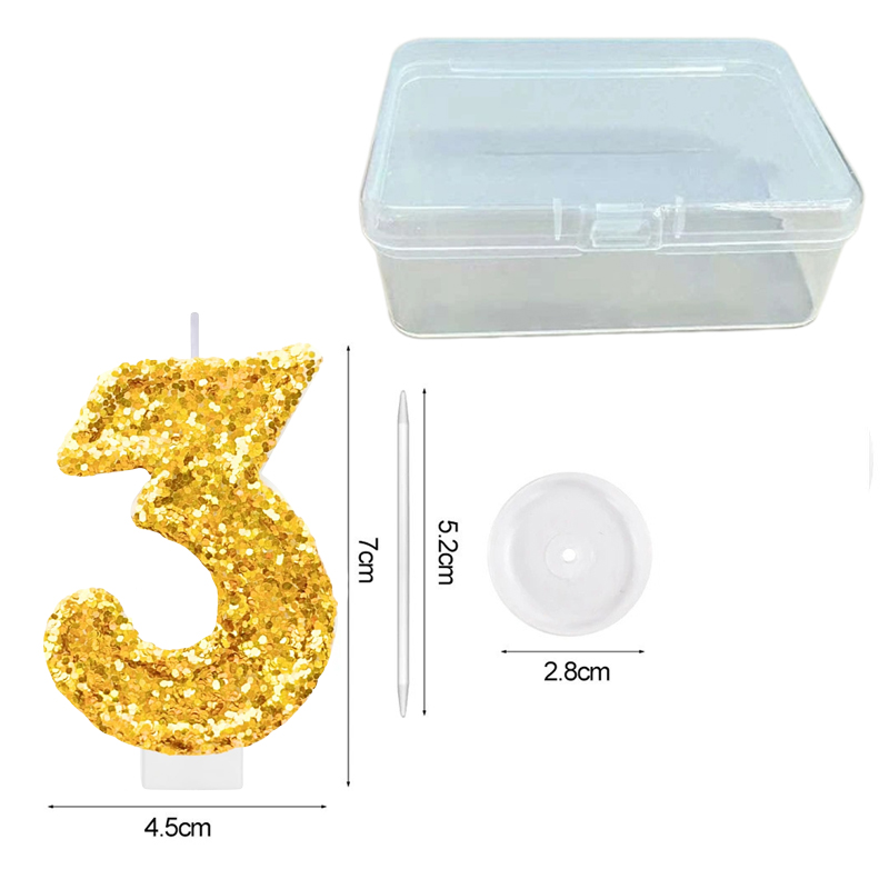 Digital Birthday Candle Gold C – обзор и цена Holiday Candle Set
