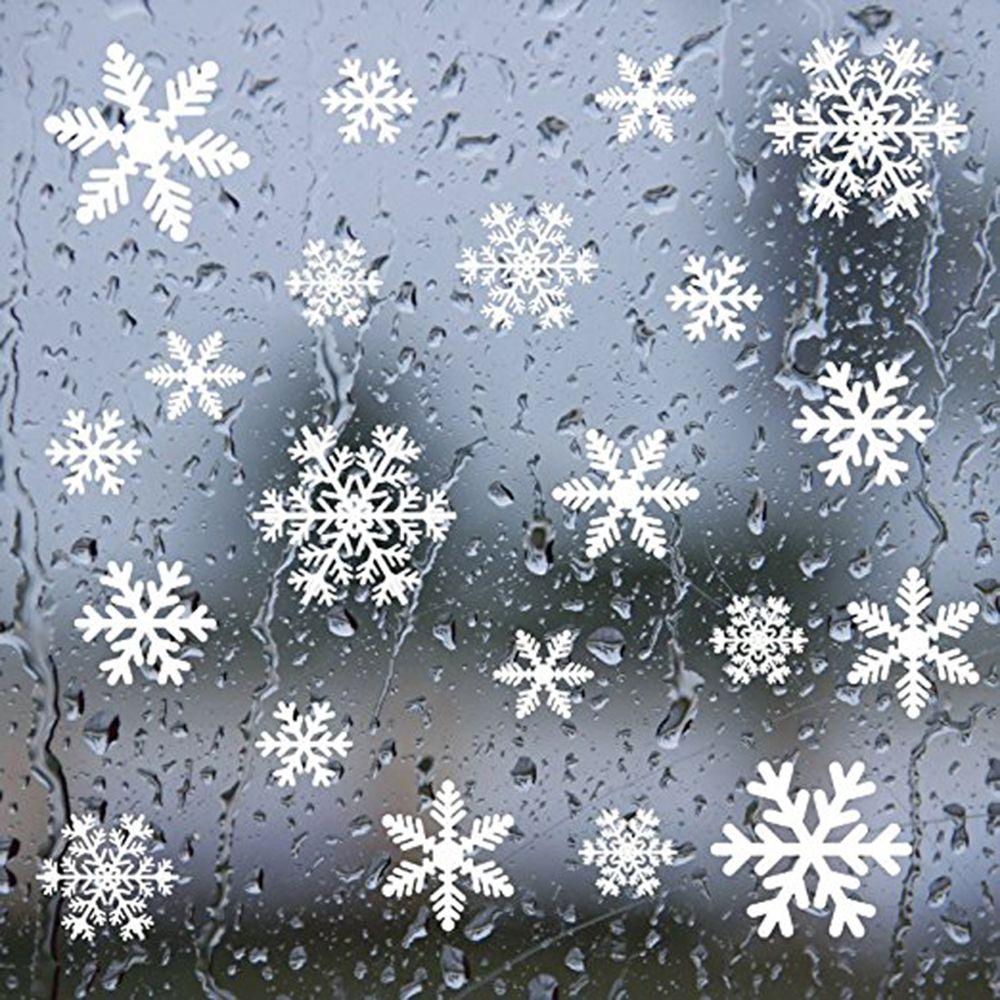 27/38PCS Gift Xmas  Festival S – обзор и цена Snowflake Window Decal