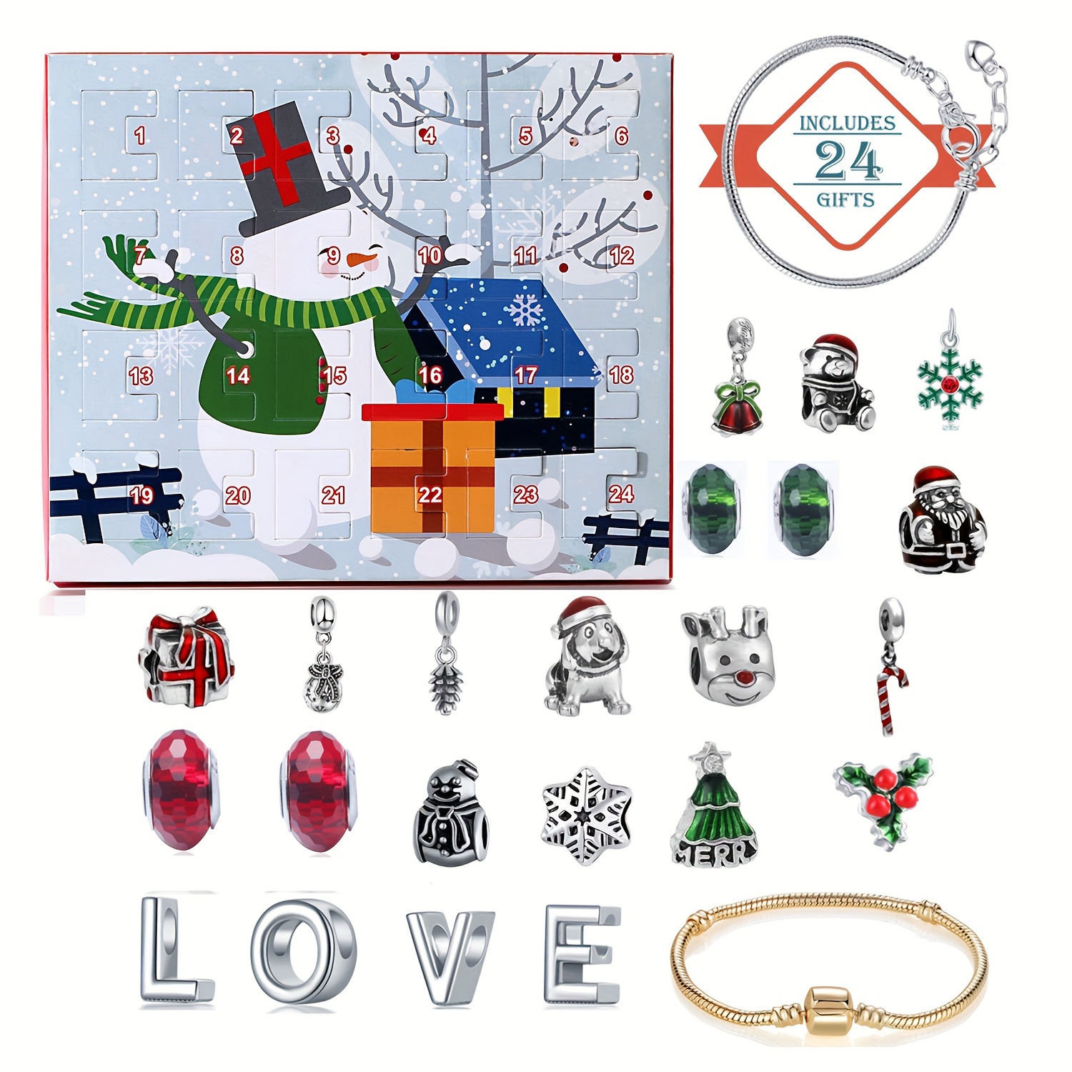 Snowman Christmas Advent Calen – обзор и цена Advent Calendar Gift