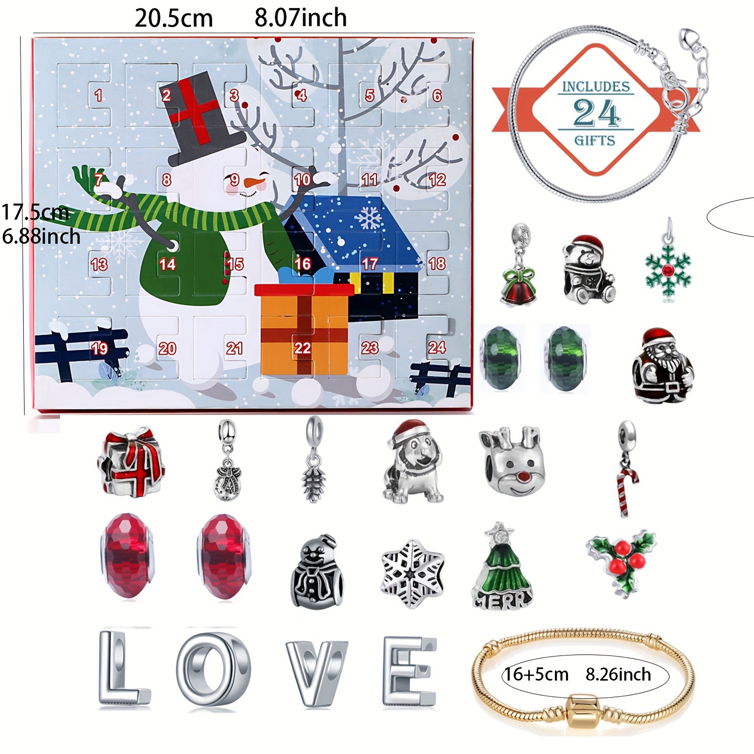 Snowman Christmas Advent Calen – обзор и цена Advent Calendar Gift