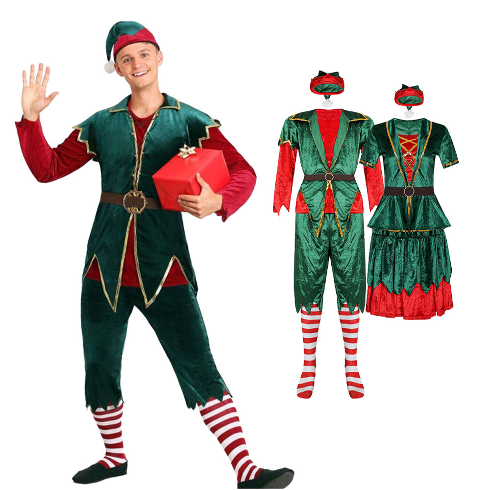 Christmas Santa Claus Costume  – обзор и цена Elf Costume Christmas