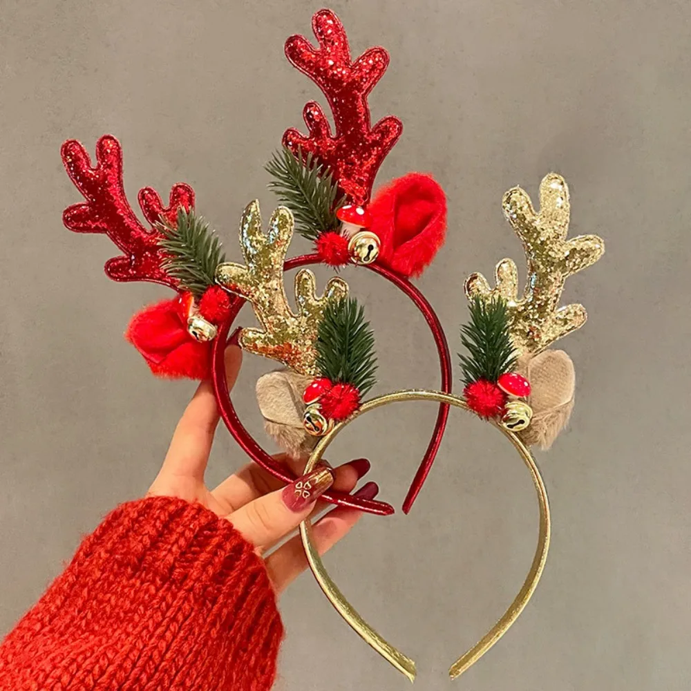 ！Christmas Glitter Deer Antler – обзор и цена Reindeer Antlers Headband