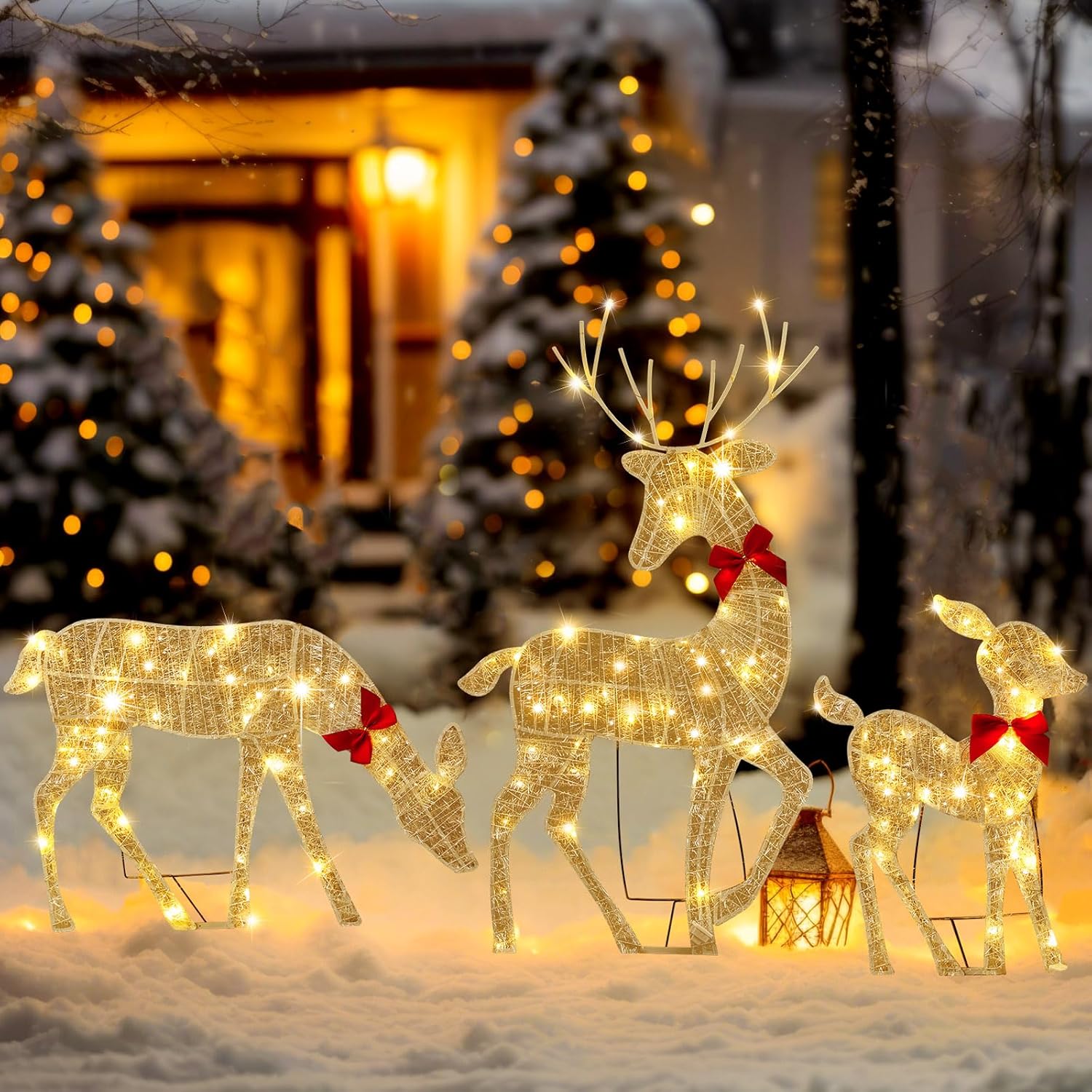2D Lighted Reindeer Christmas  – обзор и цена Christmas Lights Outdoor