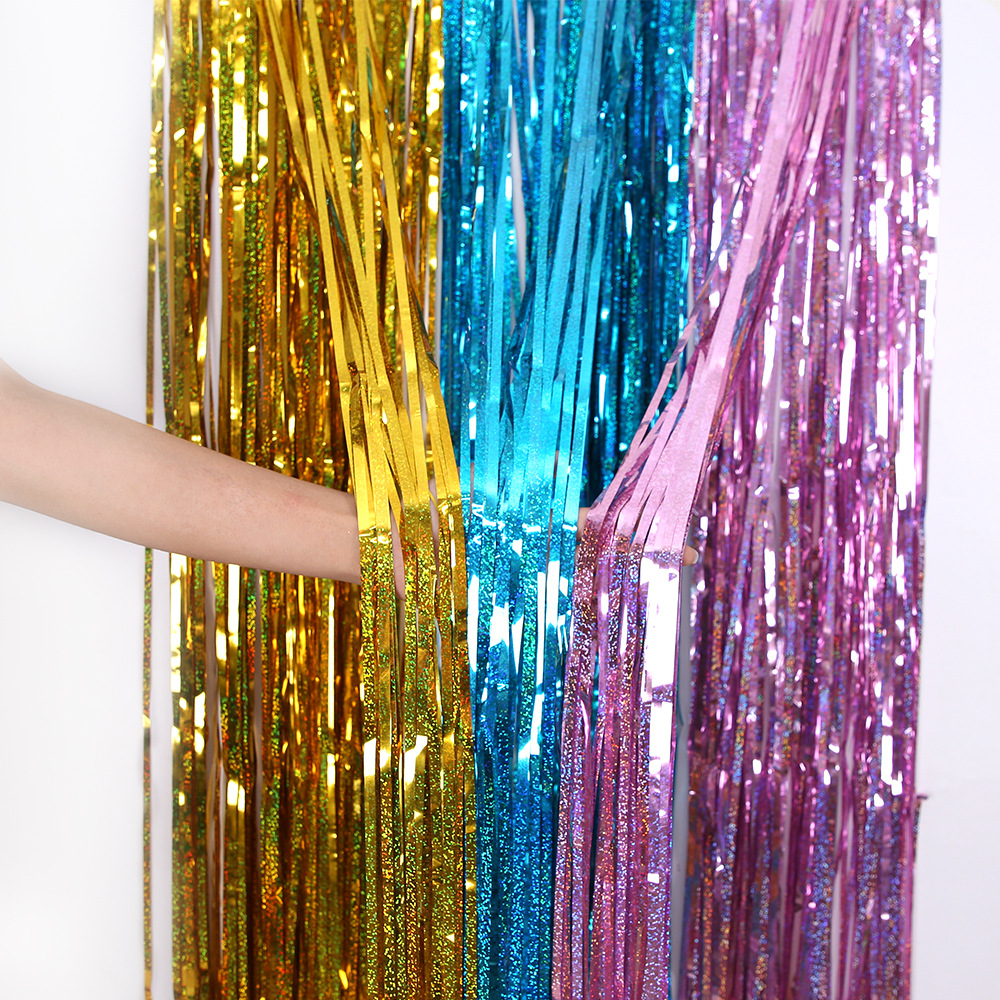 2M Glitter Pink Metallic Foil  – обзор и цена Tinsel Garland Decoration