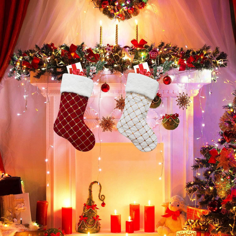 Christmas Stocking Soft Faux F – обзор и цена Christmas Stocking Hanging