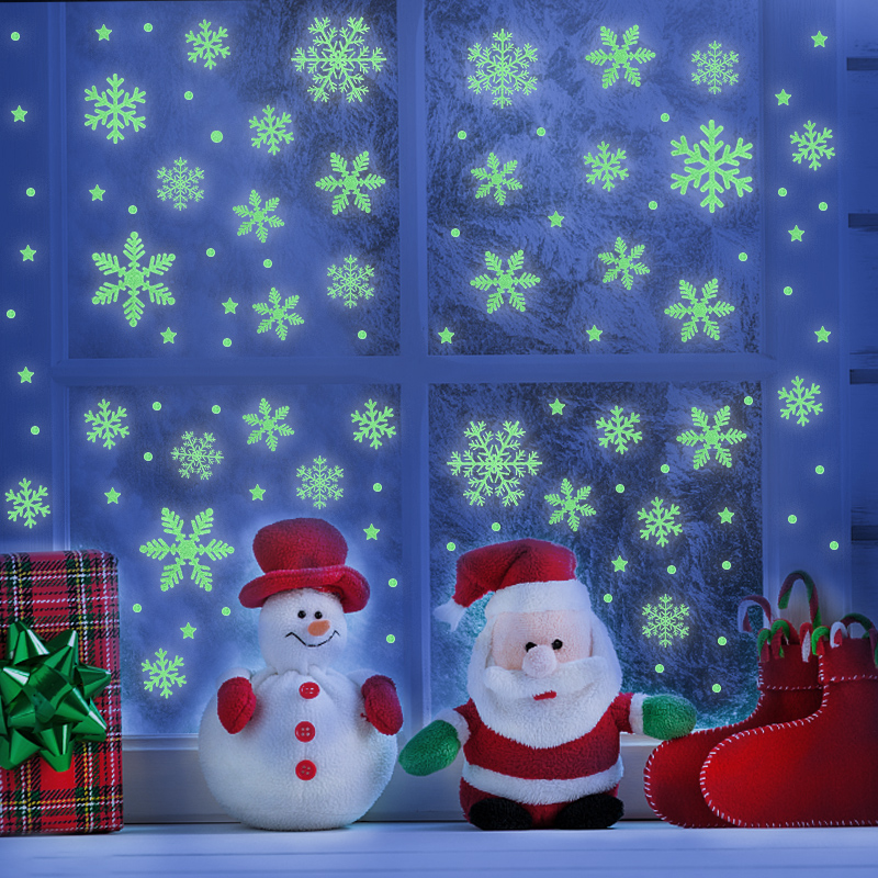 Christmas Luminous Snowflake W – обзор и цена Snowflake Window Decal