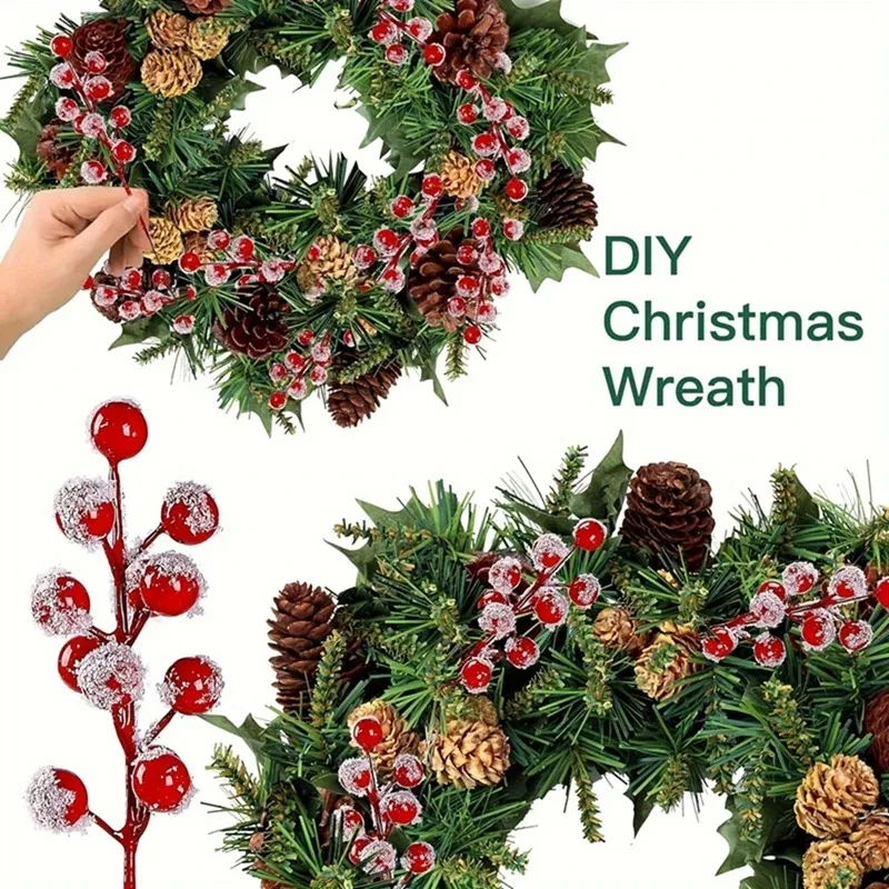 10-200PCS Artificial Red Berry – обзор и цена Christmas Tree Artificial