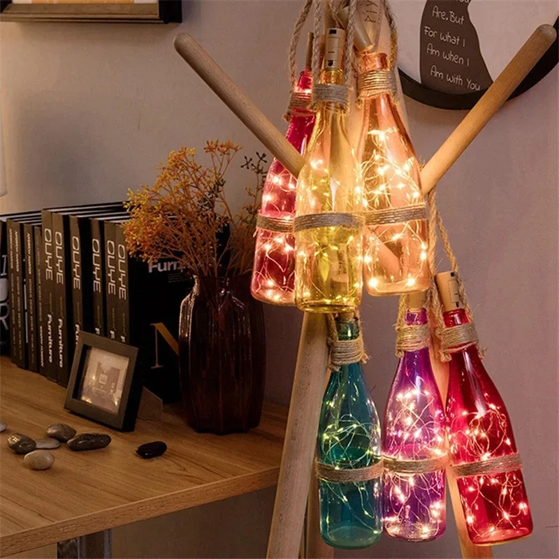 6pcs 20led Wine Bottle with Co – обзор и цена Led Fairy String Lights