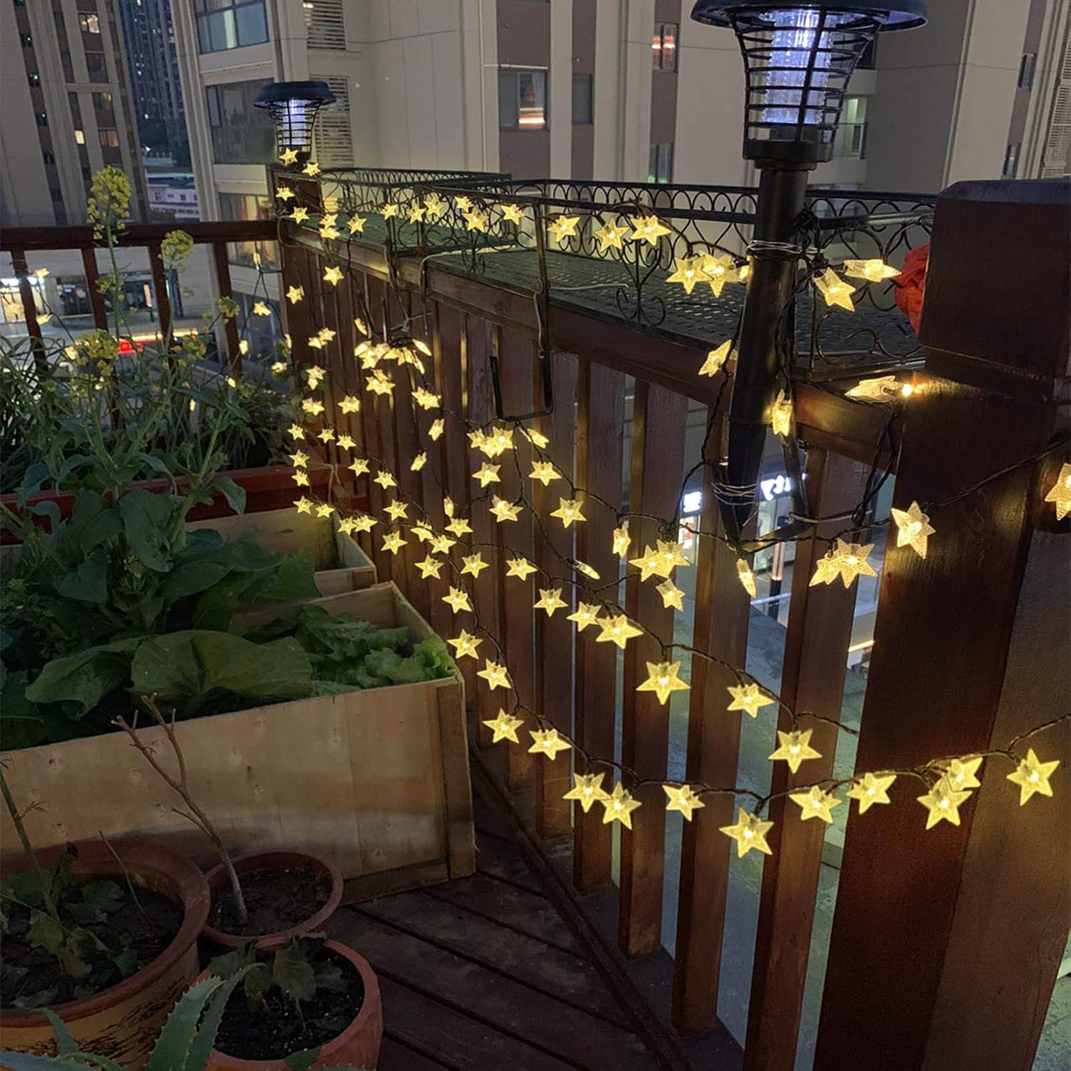 50ft 120 LED Solar Star Fairy  – обзор и цена Led Fairy String Lights