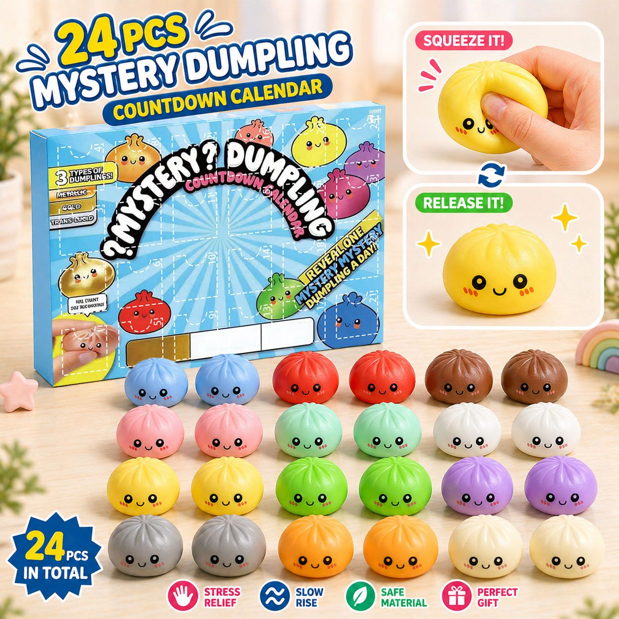 New 24pc Surprise Dumplings My – обзор и цена Advent Calendar Gift