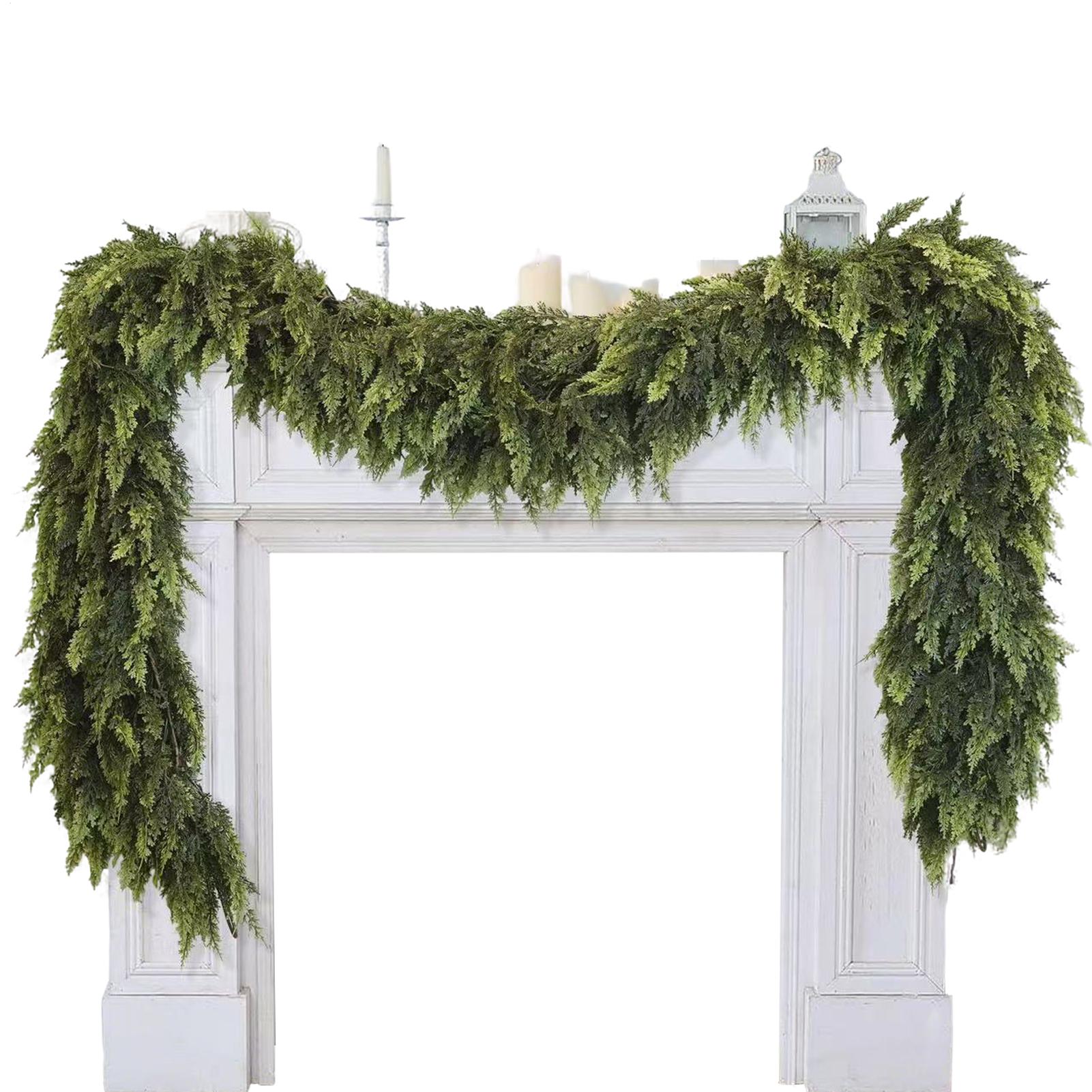 Christmas Garlands Artificial  – обзор и цена Christmas Wreath Fake