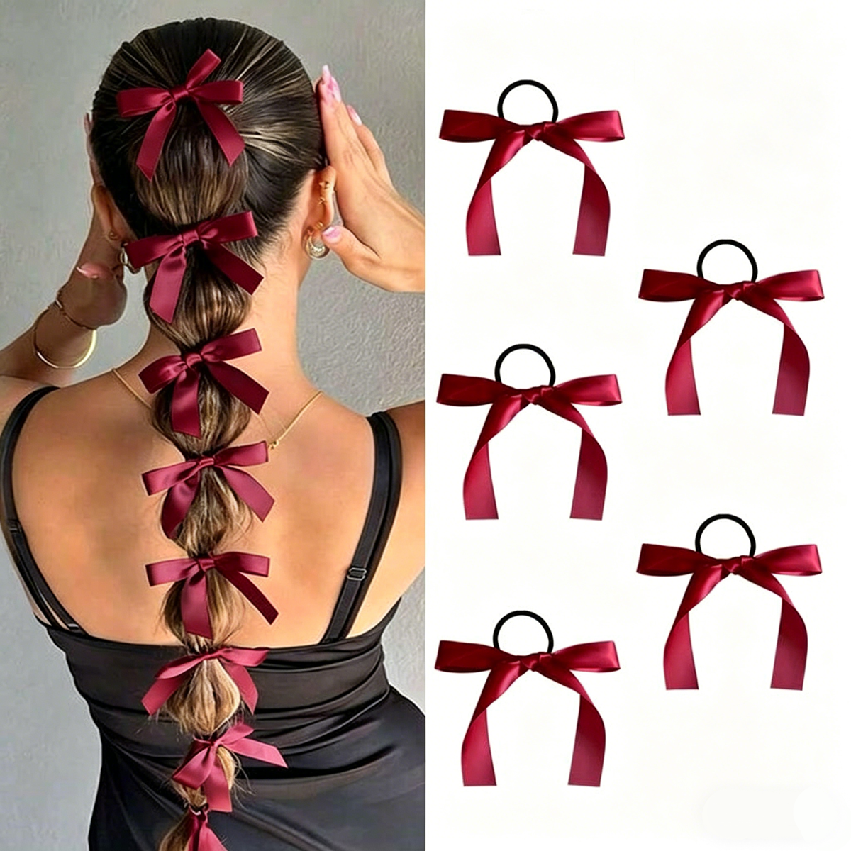 5-10Pcs Women's Style, Fashion – обзор и цена Ribbon Bow Gift