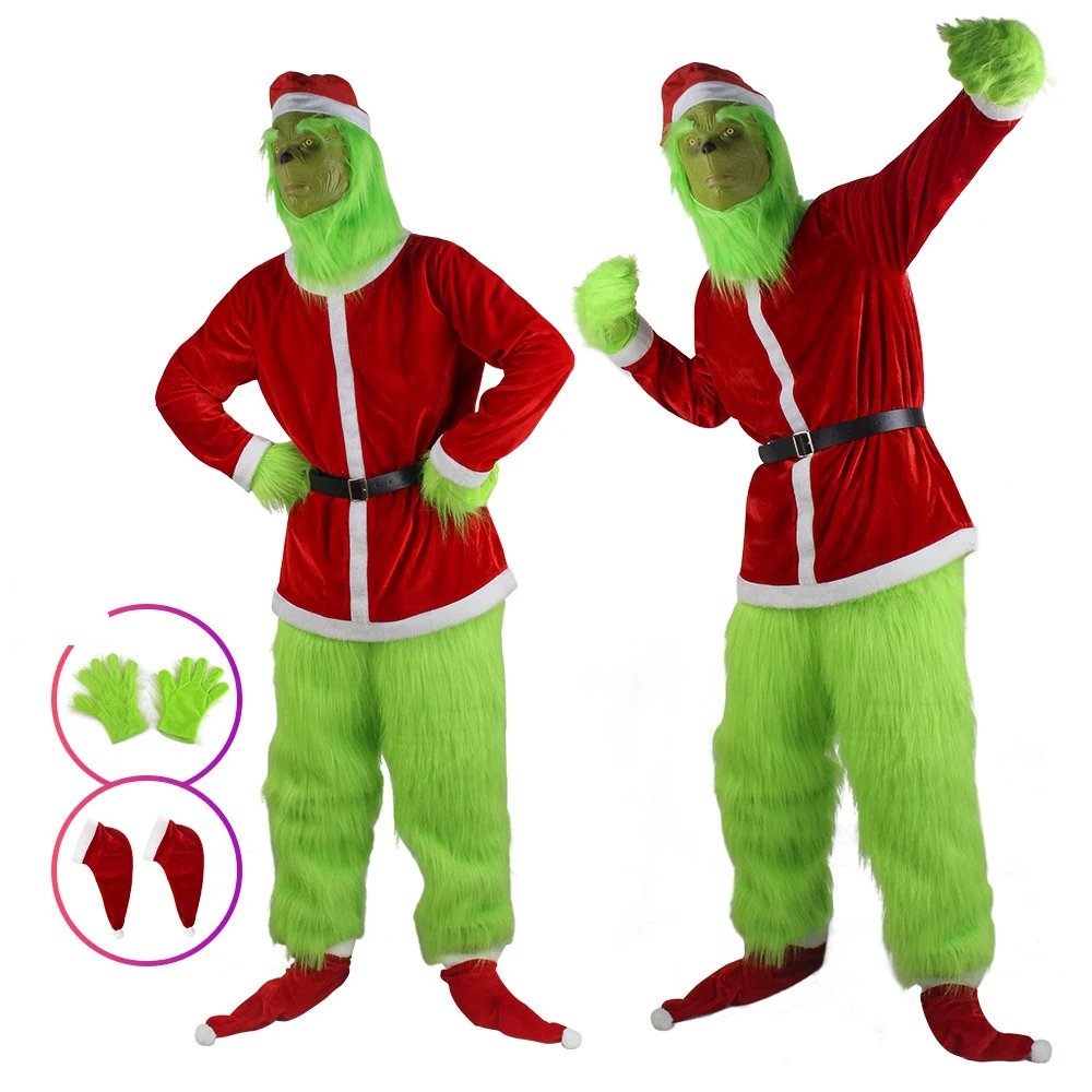 Merry Christmas Grinch Cosplay – обзор и цена Elf Costume Christmas