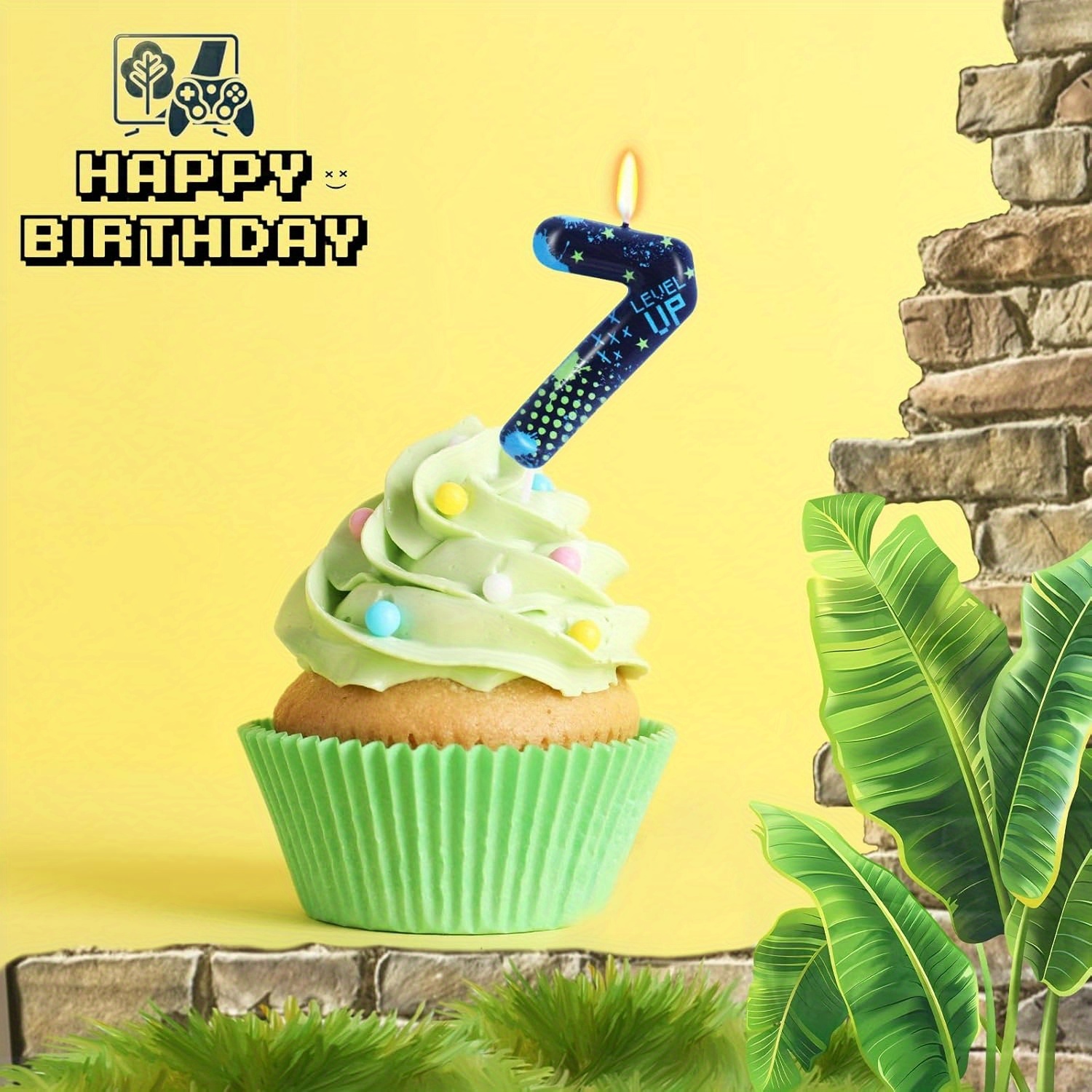 Blue Game Boy 0-9 Birthday Can – обзор и цена Holiday Candle Set