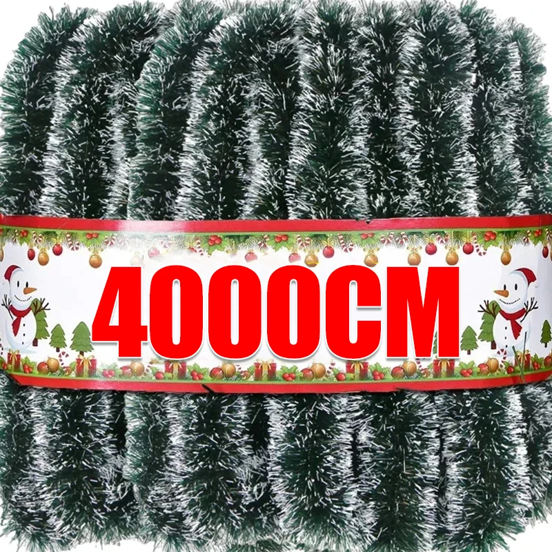 2/40m Christmas Tinsel Ribbons – обзор и цена Tinsel Garland Decoration