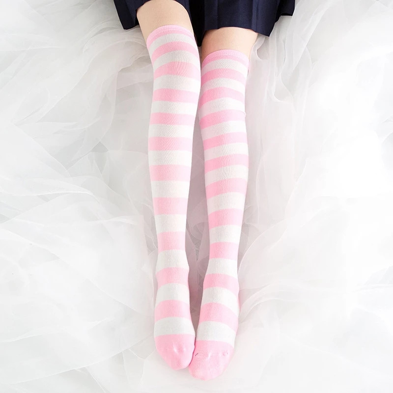 Cute Pink Blue Lolita Striped  – обзор и цена Christmas Stocking Hanging