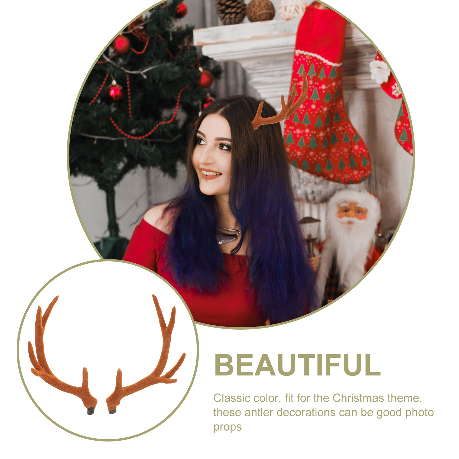 17CM Brown Reindeer Antlers Si – обзор и цена Reindeer Antlers Headband