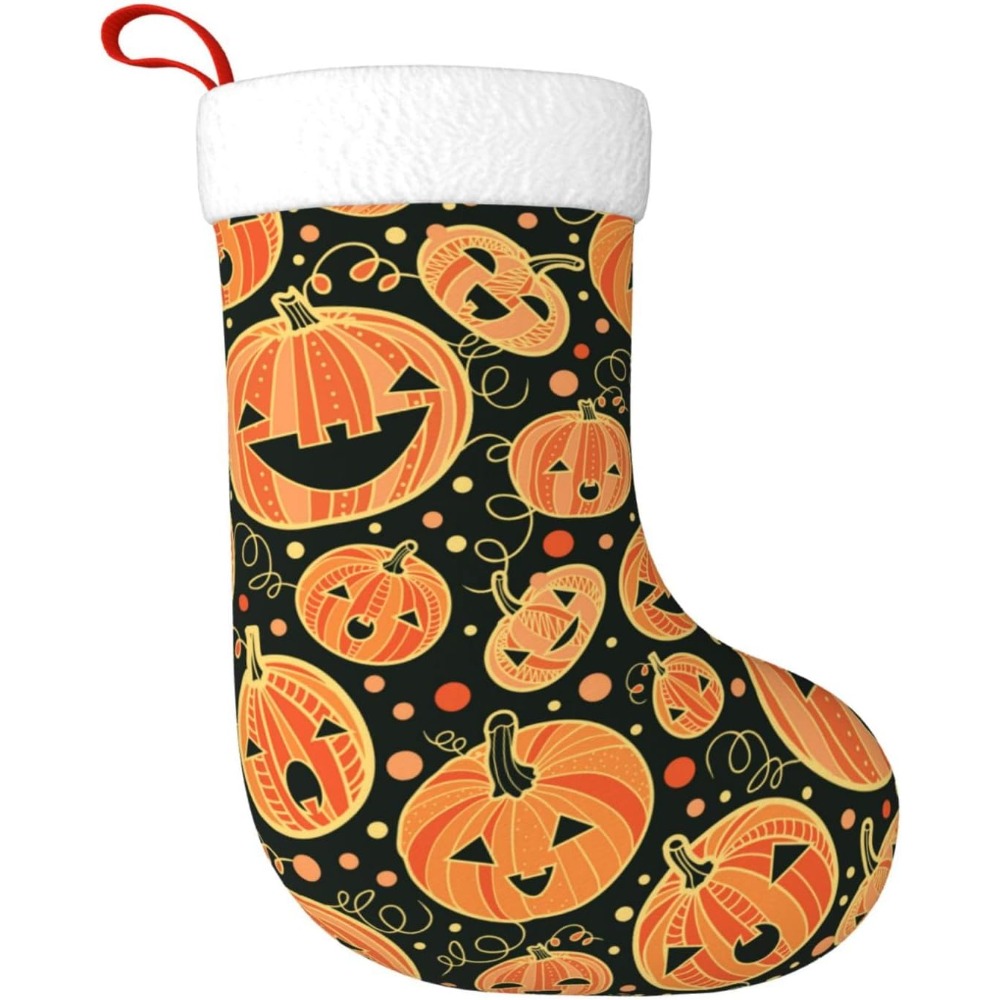 Halloween Pumpkin Christmas St – обзор и цена Christmas Stocking Hanging