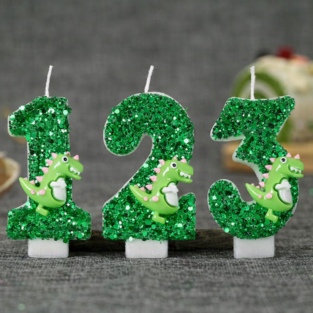 Cartoon Dinosaur Digital Birth – обзор и цена Holiday Candle Set