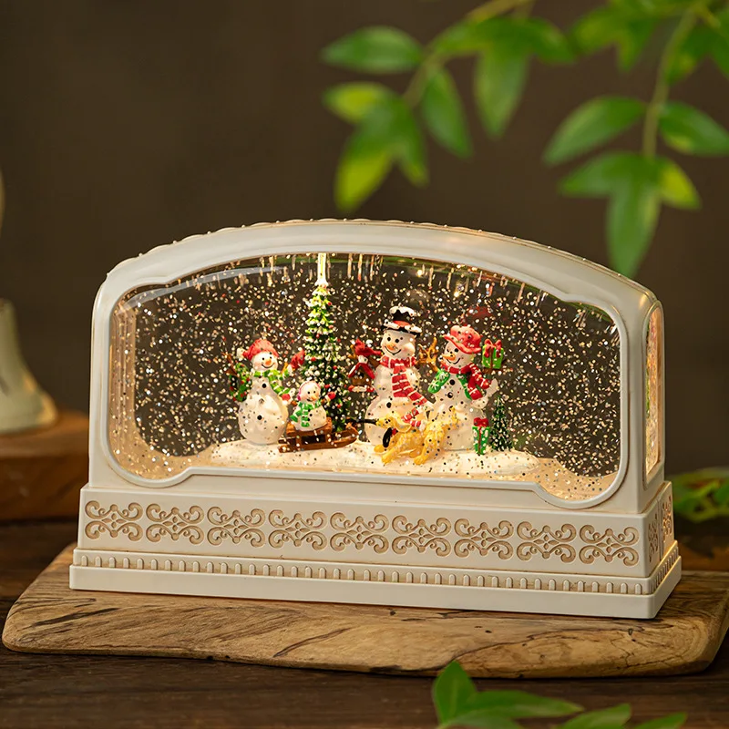 Rectangular Resin Snow Globe M – обзор и цена Snow Globe Musical