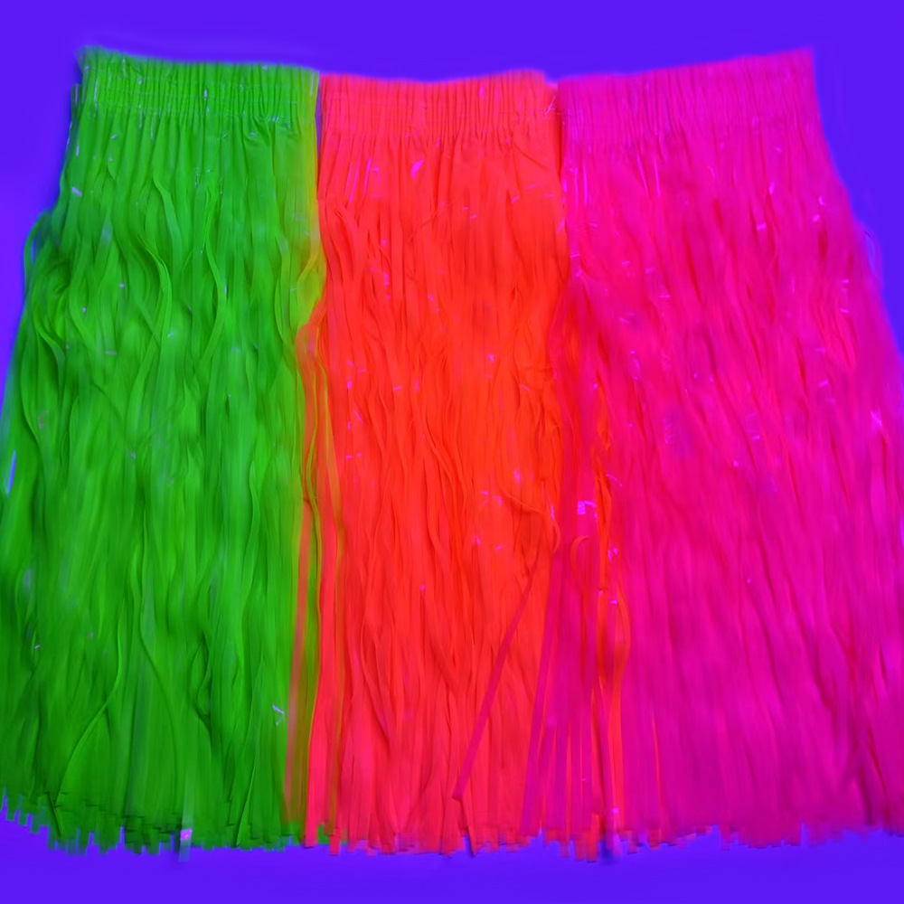 Neon Fluorescent Tinsel Skirt, – обзор и цена Tinsel Garland Decoration