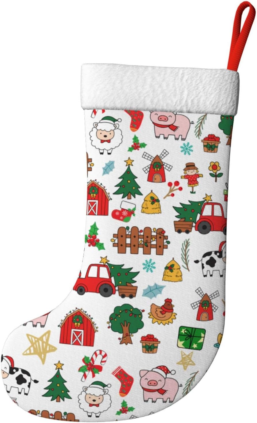Farm Animals Christmas Stockin – обзор и цена Christmas Stocking Hanging