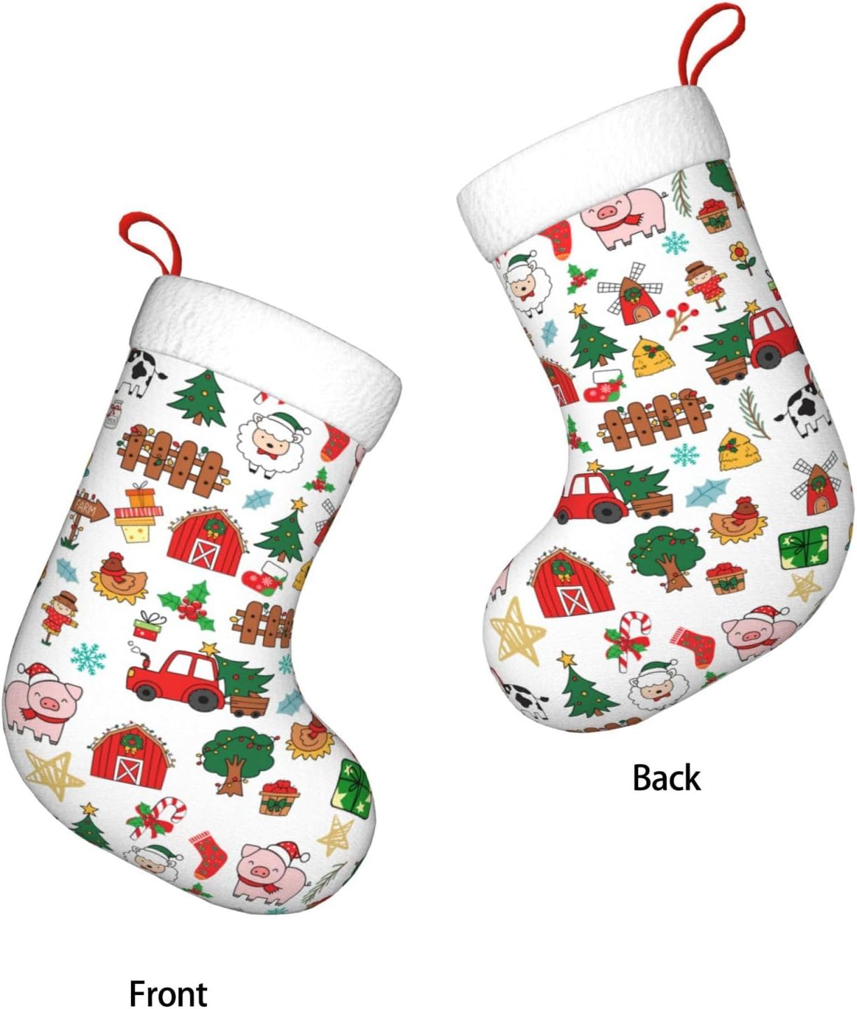 Farm Animals Christmas Stockin – обзор и цена Christmas Stocking Hanging