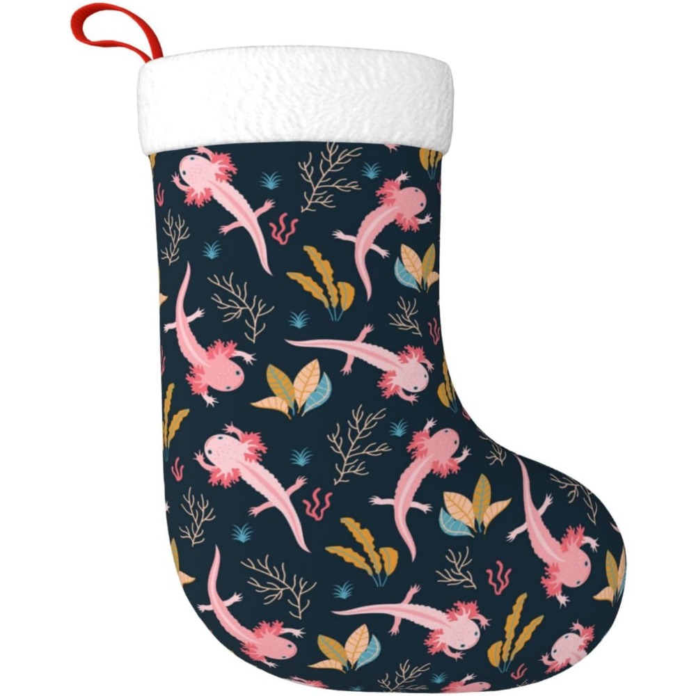 Cute Axolotl Christmas Stockin – обзор и цена Christmas Stocking Hanging