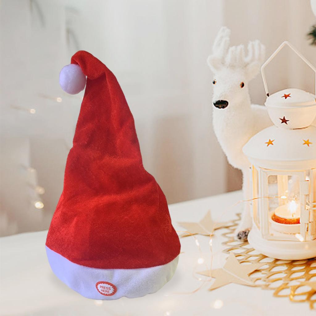 Singing Dancing Santa Hats Dec – обзор и цена Santa Hat Plush