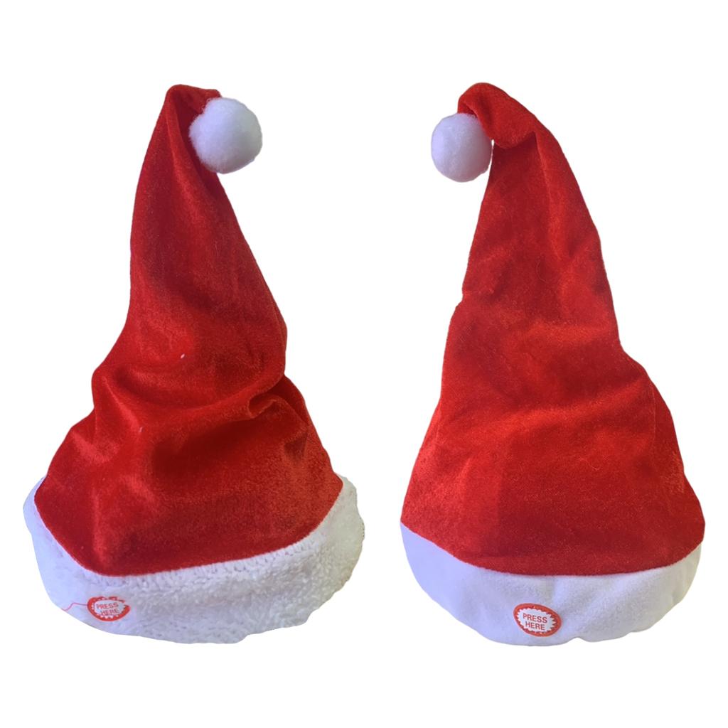 Singing Dancing Santa Hats Dec – обзор и цена Santa Hat Plush