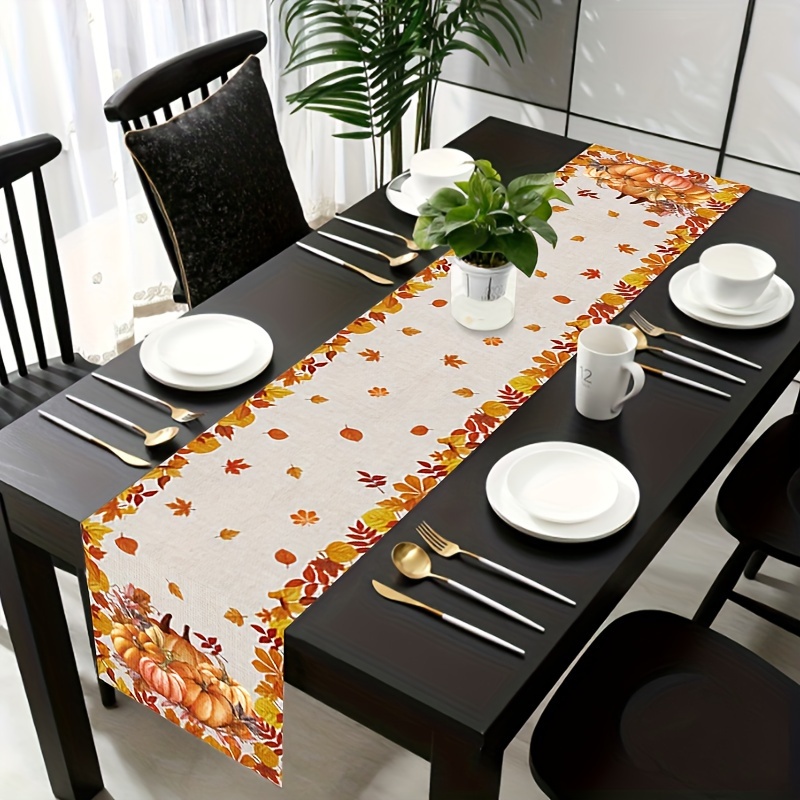 1pc Thanksgiving & Halloween T – обзор и цена Christmas Table Runner