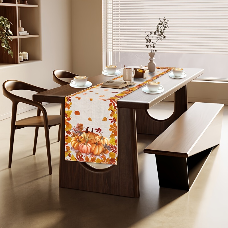 1pc Thanksgiving & Halloween T – обзор и цена Christmas Table Runner
