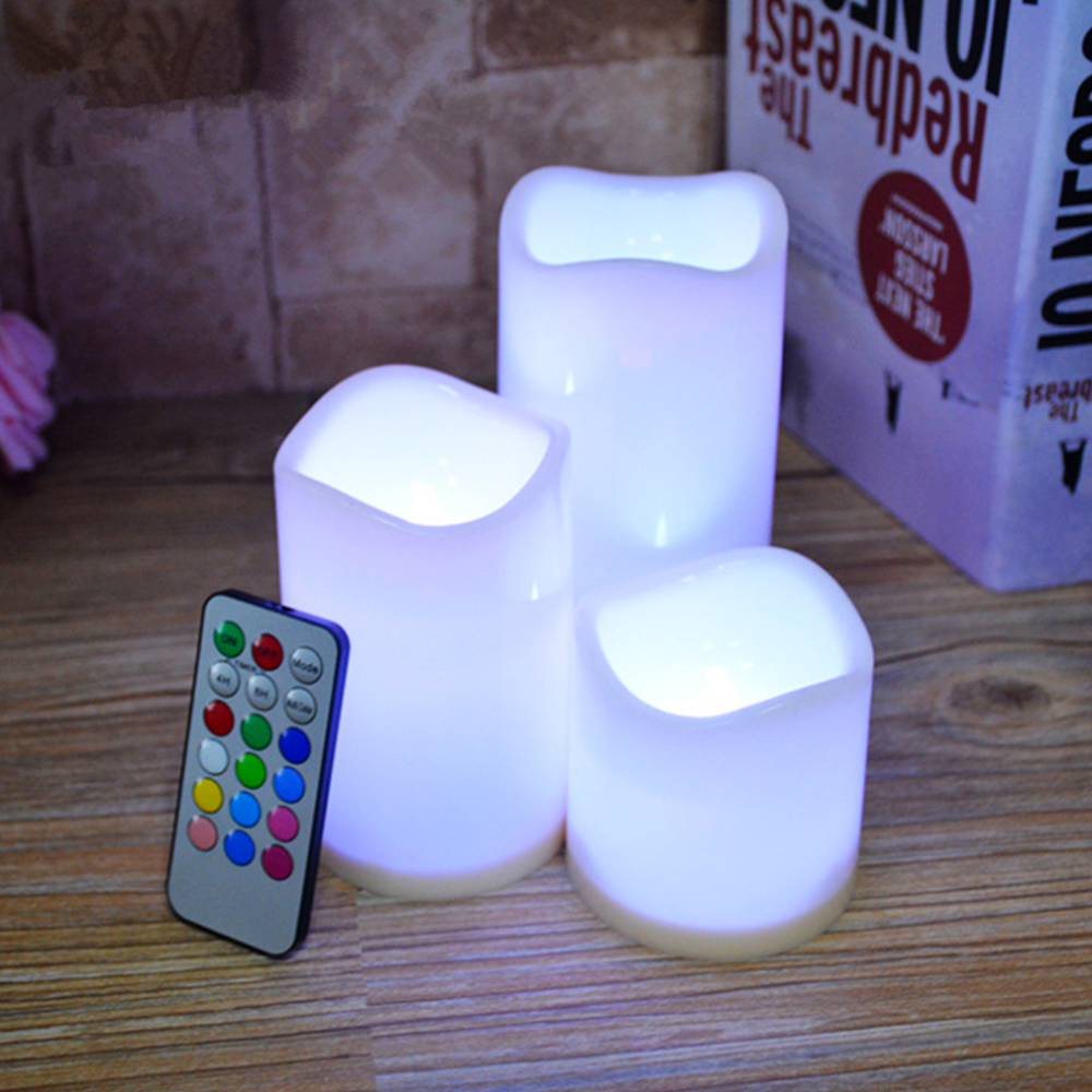 3pcs/ set LED Flameless Flicke – обзор и цена Holiday Candle Set