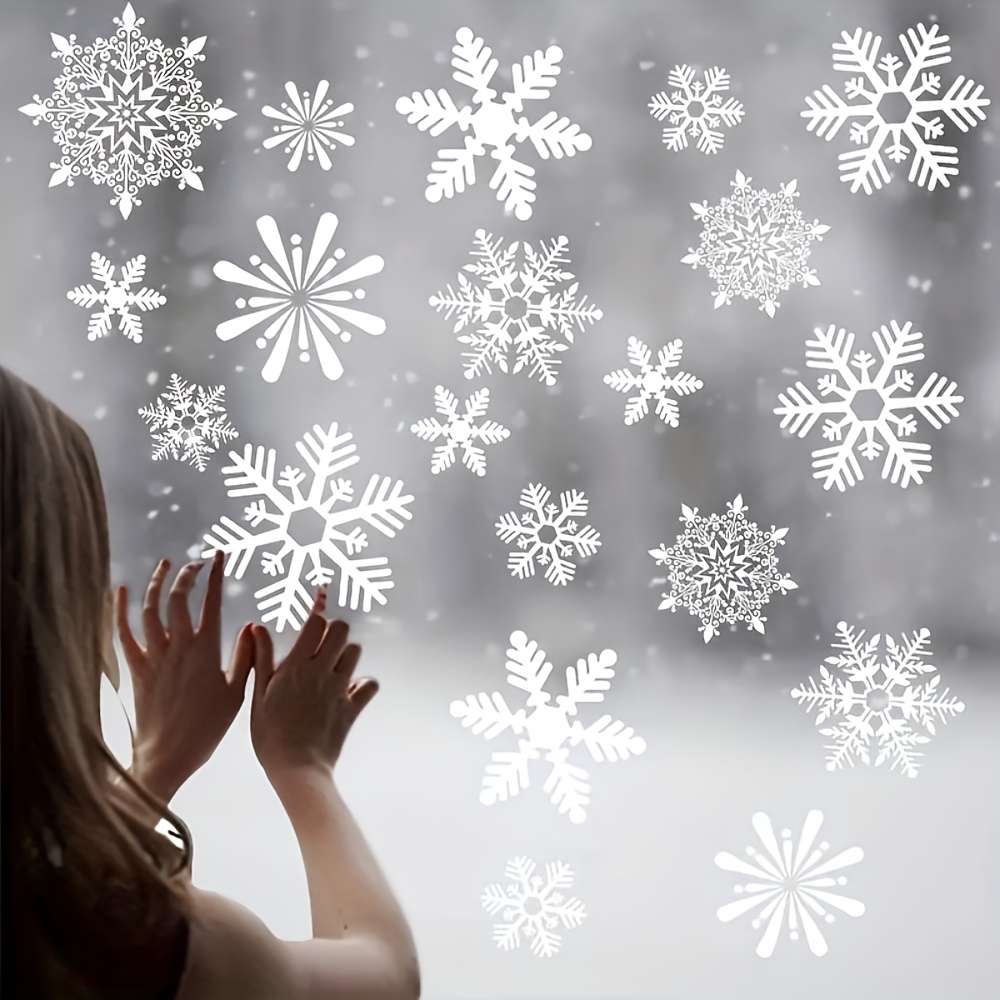 137Pcs Winter Snowflake Static – обзор и цена Snowflake Window Decal