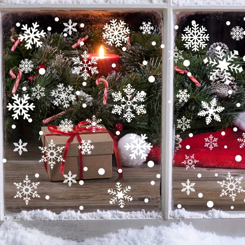 137Pcs Winter Snowflake Static – обзор и цена Snowflake Window Decal
