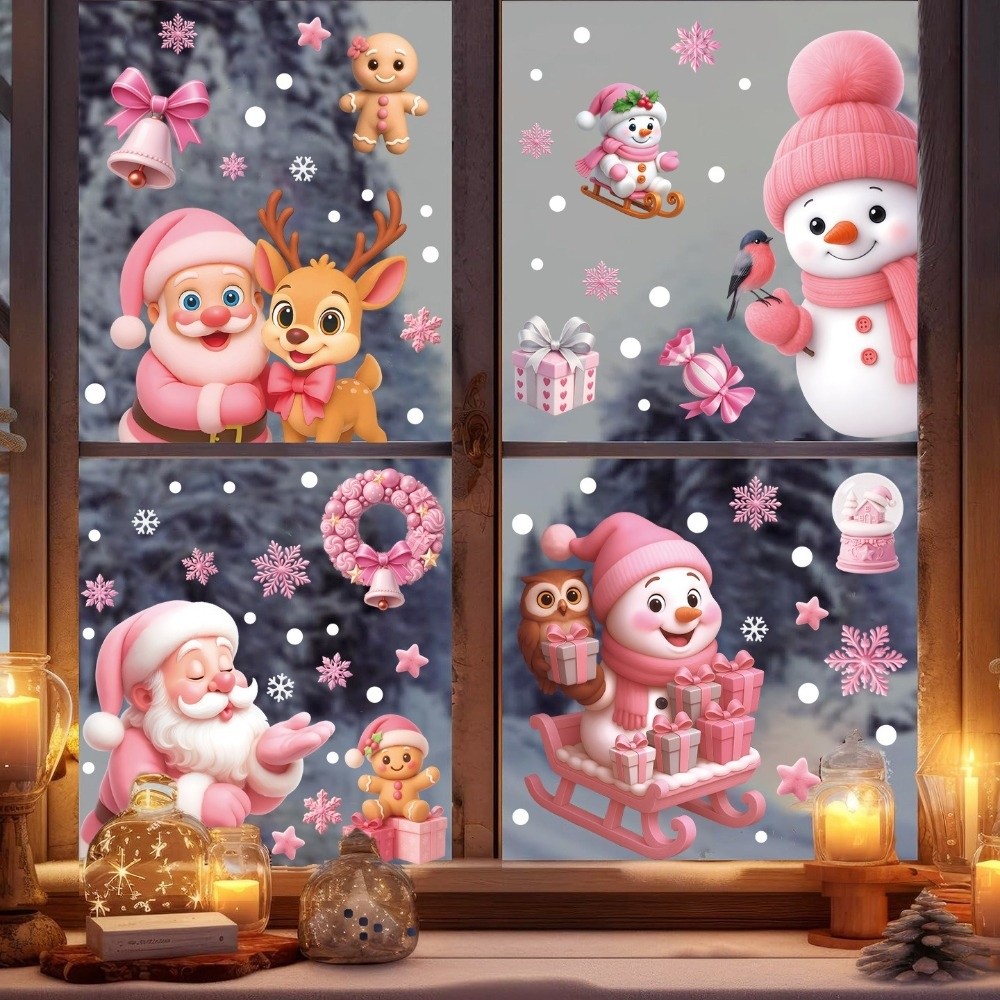 Cartoon PVC Window Stickers Sn – обзор и цена Snowflake Window Decal
