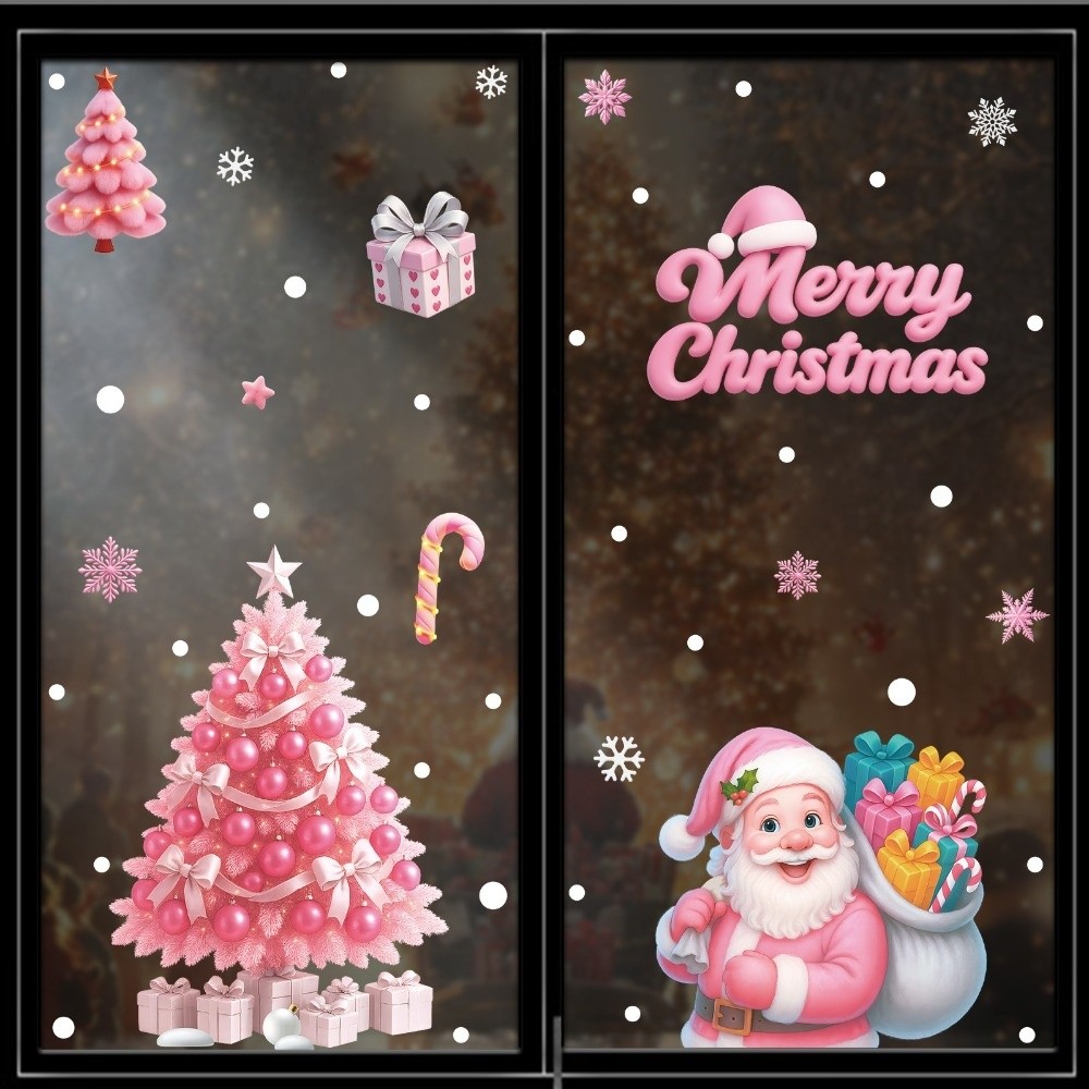 Removable PVC Window Stickers  – обзор и цена Snowflake Window Decal