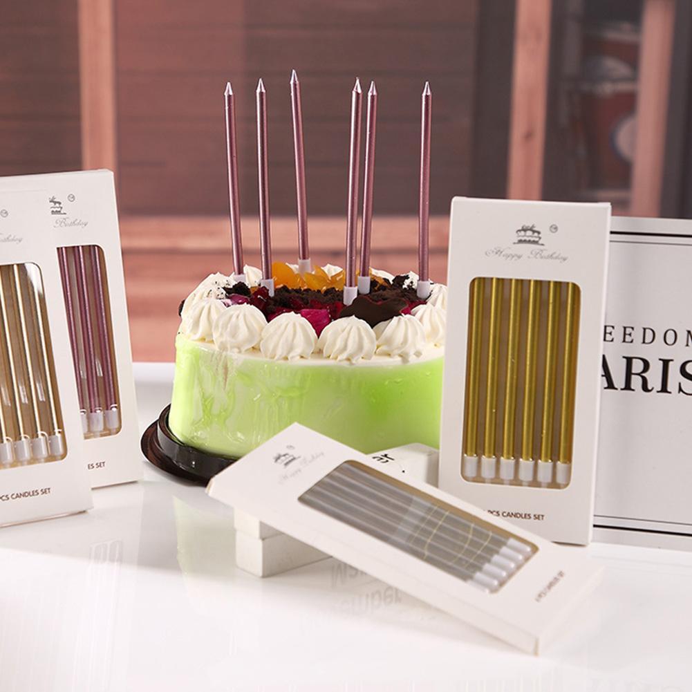 6/18pcs Metal Gold Silver Birt – обзор и цена Holiday Candle Set