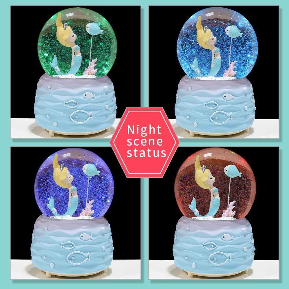 Mermaid Snow Globe Music Box w – обзор и цена Snow Globe Musical