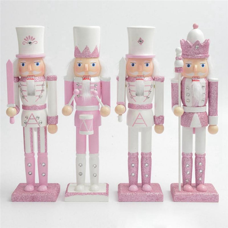 AT16 30cm Pink Wooden Nutcrack – обзор и цена Nutcracker Figurine